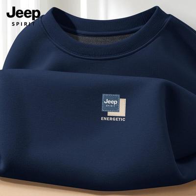 JEEP SPIRIT Ανδρική Φλις Επένδυση Στρογγυλής Λαιμόκοψης Φούτερ