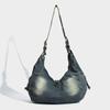 JIAERDI Retro Large Capacity Denim Tote Bag Women Fashionable Casual Crossbody Bags Handbag Ladies Vintage Shoulder Bags 2025