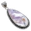Dendrite Opal Gemstone Handmade 925 Sterling Silver Jewelry Pendant 2.64" SU-10700