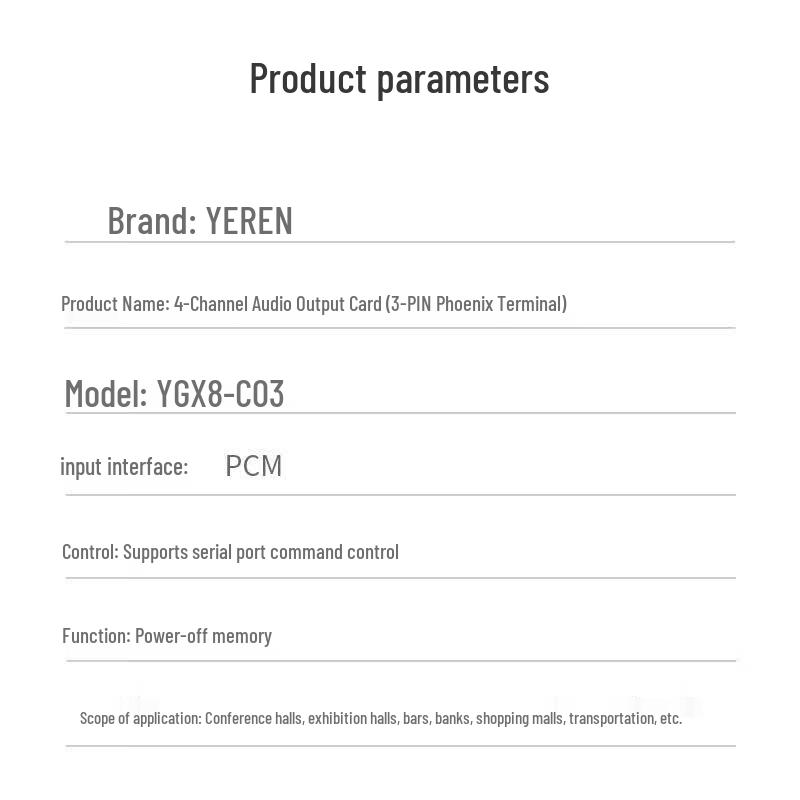 Ye Ren Video Processor Output Card