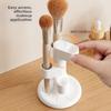 2Pcs 4 Holes Rotating Toothbrush Holder Funny Toothbrush Storage Rack  Bathroom Storage