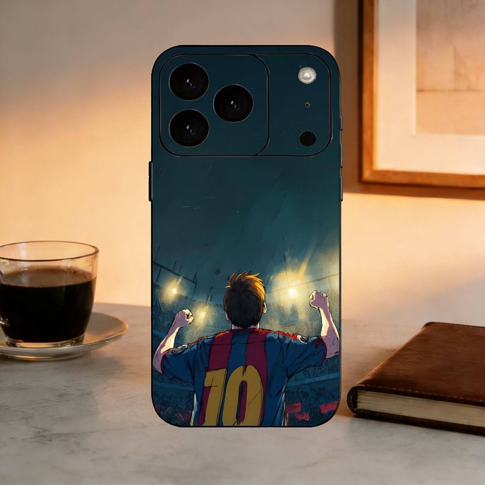 LIONEL Leo Messi-i F-Football Phone Case For iPhone 17,16,15,14,13,12,11 Plus,Pro Max,XS,Soft Silicone Black Cover