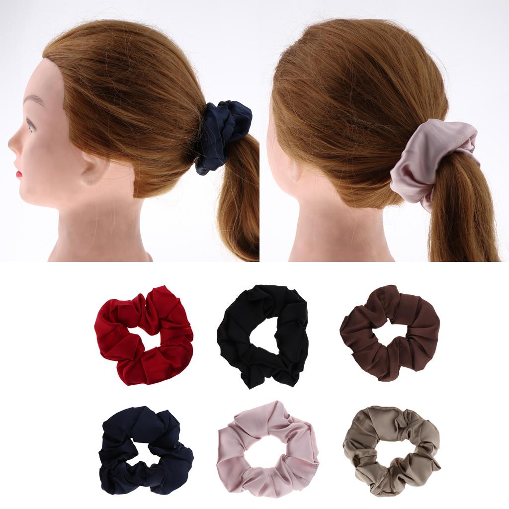 Large Floral Hair Band Ties For Thick