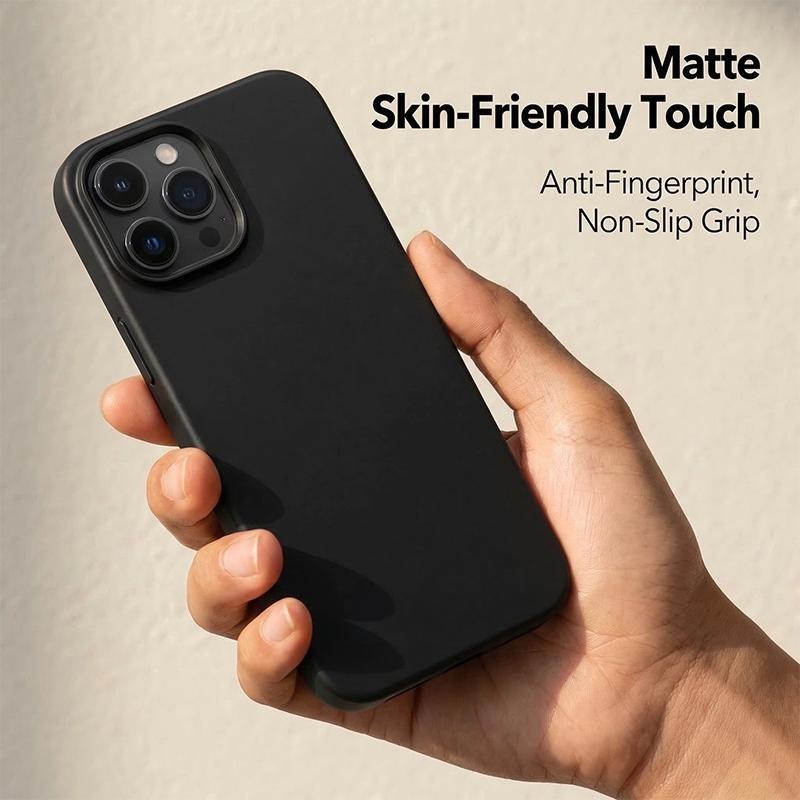 Solid Black Matte Silicone Soft Case For For Iphone 17 Air 16 E 15 14 Plus 13 12 Mini 11 Pro XS Max X XR Back Cover Funda Coque Capa