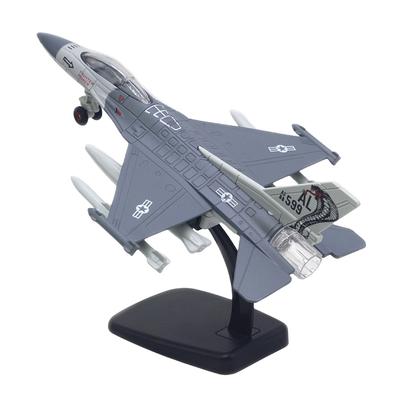 1/72 F16 Παιχνίδι αεροπλάνου, Παιχνίδι Fighter Jet για παιδιά, Pull Back Toy Jets, Diecast Airplanes Model με φως και ήχο, Μεταλλικά δώρα αεροπλάνου για παιδική διακόσμηση
