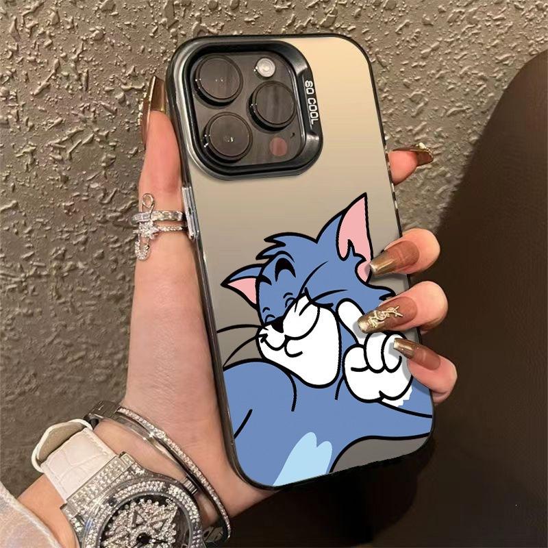 Applicable to Apple 15promax mobile phone case cat IPhone14plus protective case, personalized and creative 13 advanced sense