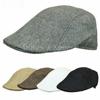 Outdoor Linen Beret Hat Vintage Golf Driving Hat Sun Hat Men Flat Cap