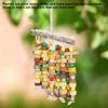 Hanging Chewing Toy Multicolored Natural Wooden Bird Tearing Blocks for Large  