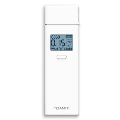 TOAMIT Toa Sangyo Alcohol Portable Easy Prevents Drunk Driving and Alcohol Hangover White Checker, Breathalyzer, Measurement, Overdrinking, Tester,
