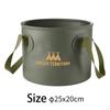 Collapsible Bucket Water Storage Washbasin Pail