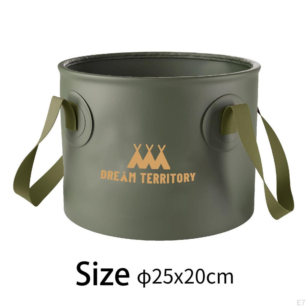 Collapsible Bucket Water Storage Washbasin Pail