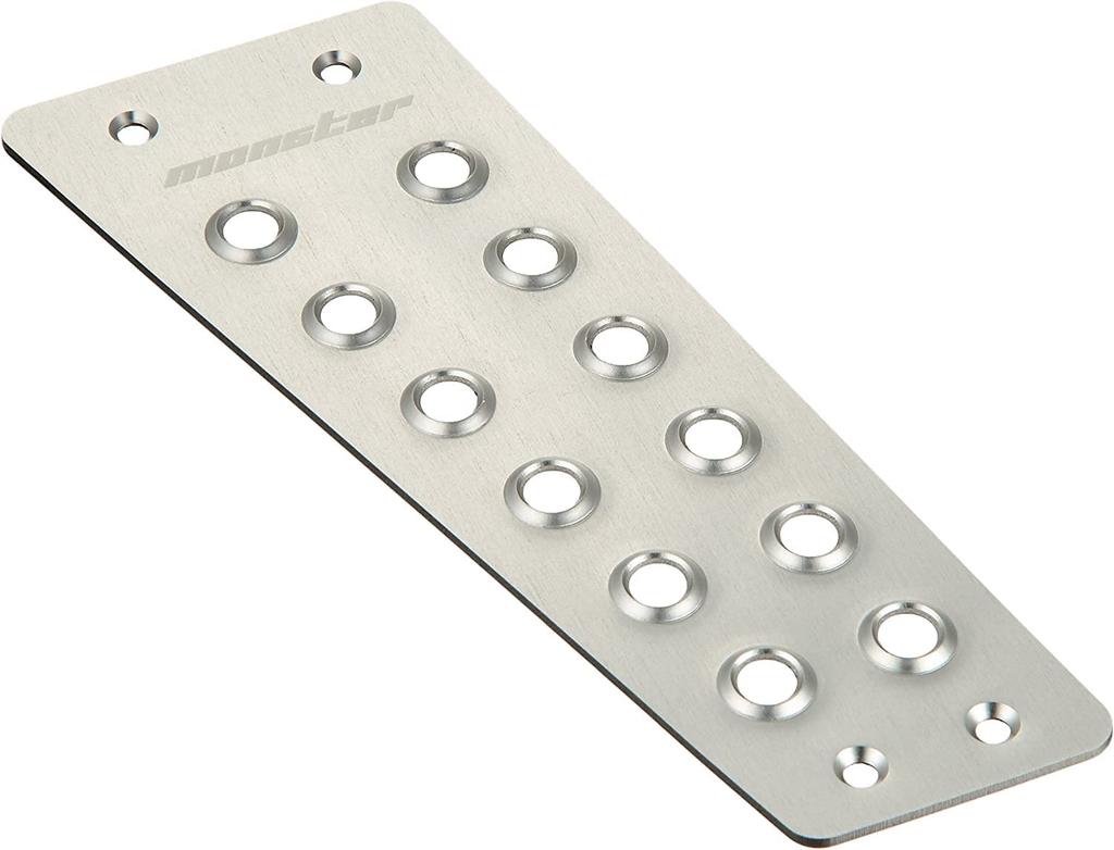 MONSTER SPORT Footrest Clear for Swift Sport Covers, Anodized/Aluminum, Non-Slip, ZC32S/ZC72S (841502-4800M)