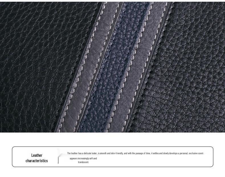 Men's Genuine Leather Large Capacity Clutch - Fashionable Envelope Bag In First Layer Cowhide