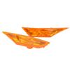 2pcs Side Marker Lamp Housing Orange Gloss Lens Replacement for Civic 10th Generation FK LX EX