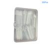 Space French Dual Forms 15 Sizes Clear Reusable Dual System Molds Fake Nails For Nail Extension DIY 30/60/75/90/120/150/180Pcs