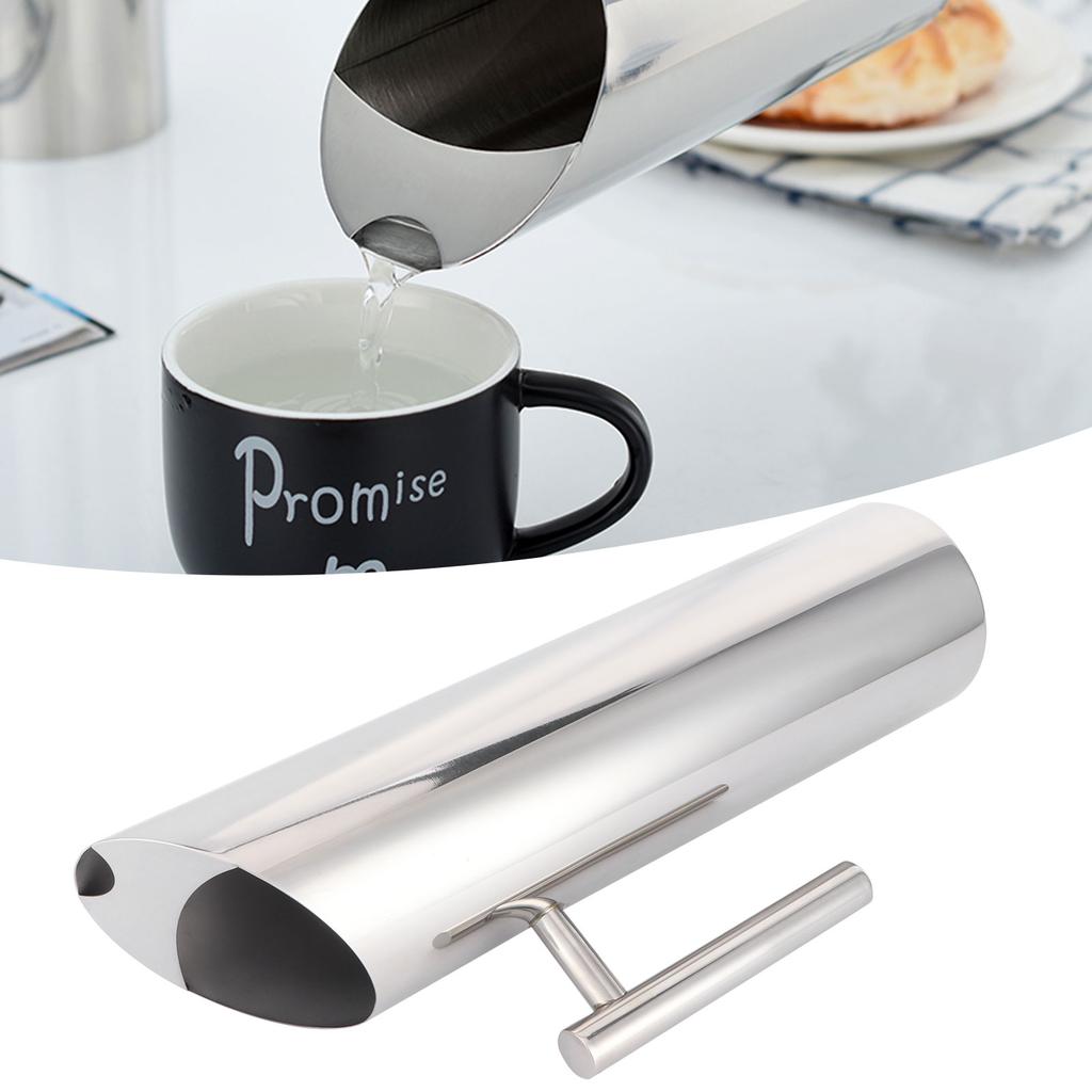 2L Large Capacity Stainless Steel Water Jug Cold Drinking Pitcher Home Hotel Serving Tool