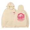 Plus Size Women's Retro Hip Hop Hoodie - Street Style Letter Print, Loose Fit, Autumn/Winter Fashion