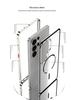 Samsung S26 Ultra Snap-On Magnetic Metal Frame Matte Anti-Drop Case for S25U/S24/S23