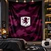 Wall Hanging Tapestry Aston Villa Football Print Cloth for Living Room Bedroom Home Decor