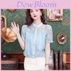 Casual Summer Shirt For Women With 3d Pattern Soft Satin Flowing Sleeveless Blouse