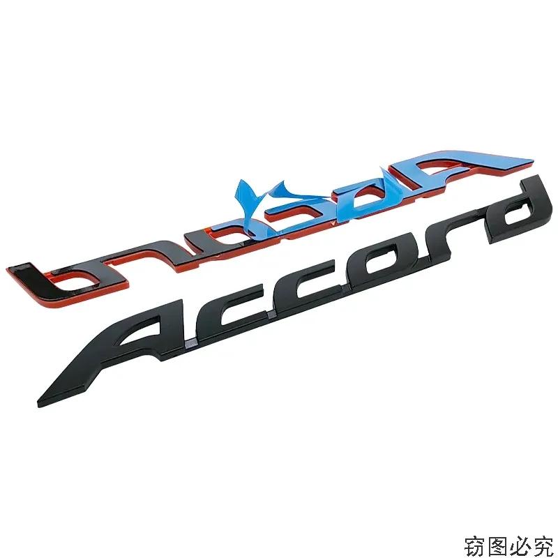 ABS Samochód 3D Emblemat Odznaka Naklejka dla Honda Accord Tylna Klapa Bagażnika Naklejki z Literami Naklejki Akcesoria Samochodowe Stylizacja Samochodu