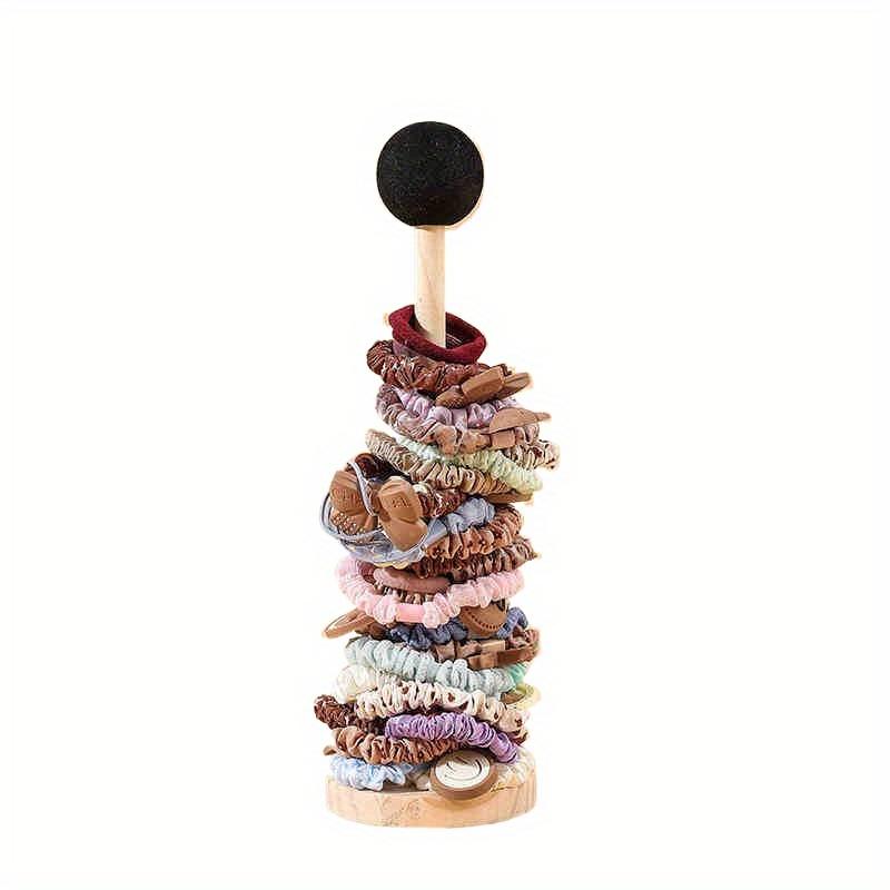 Wooden Hair Band Holder Accessories Storage Rack Display Shelf For Living Room Easy To Assemble