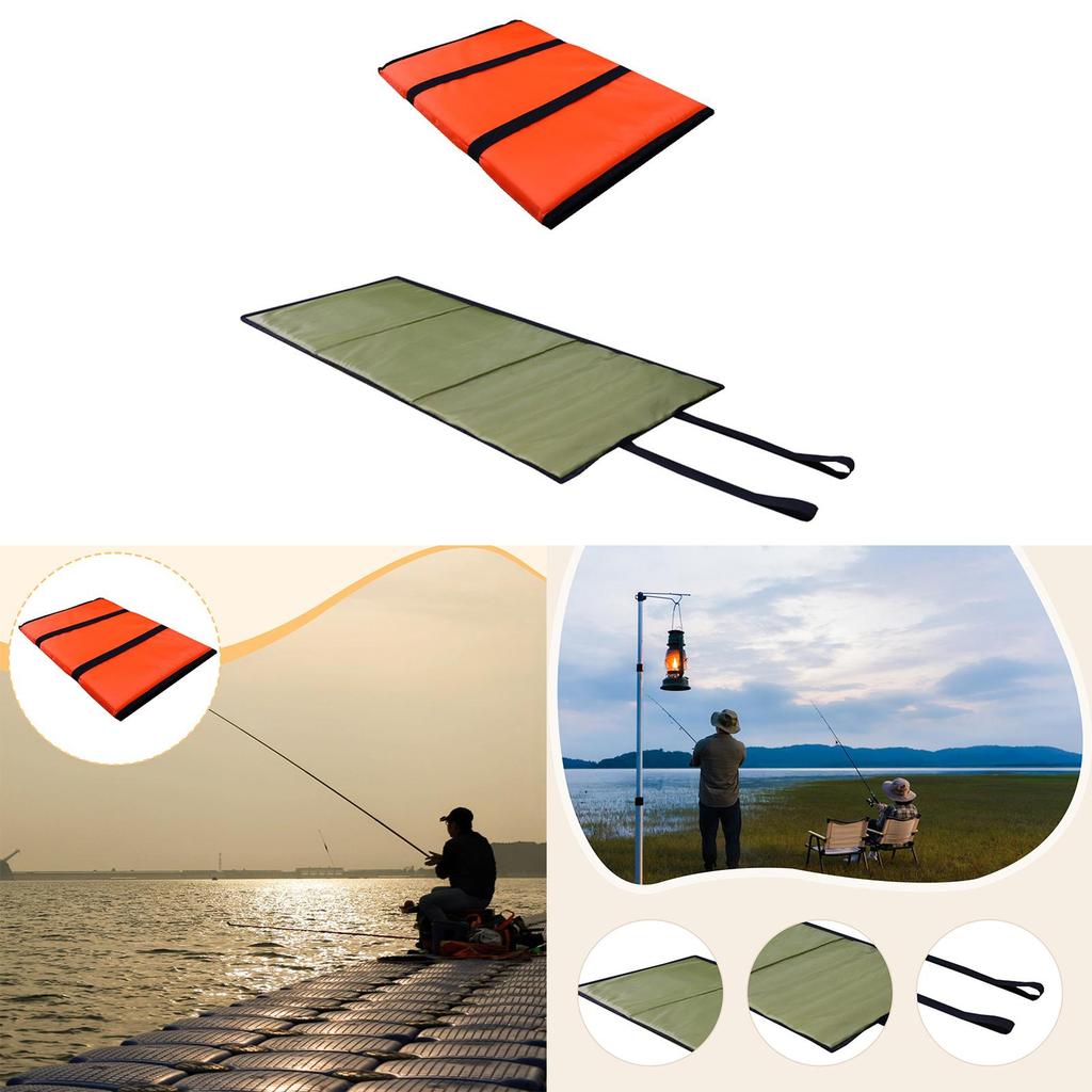 Professional Fishing Unhooking Mat Oxford Cloth Foldable Landing Pad Gear Accessory for Fishing Equipment Outdoors