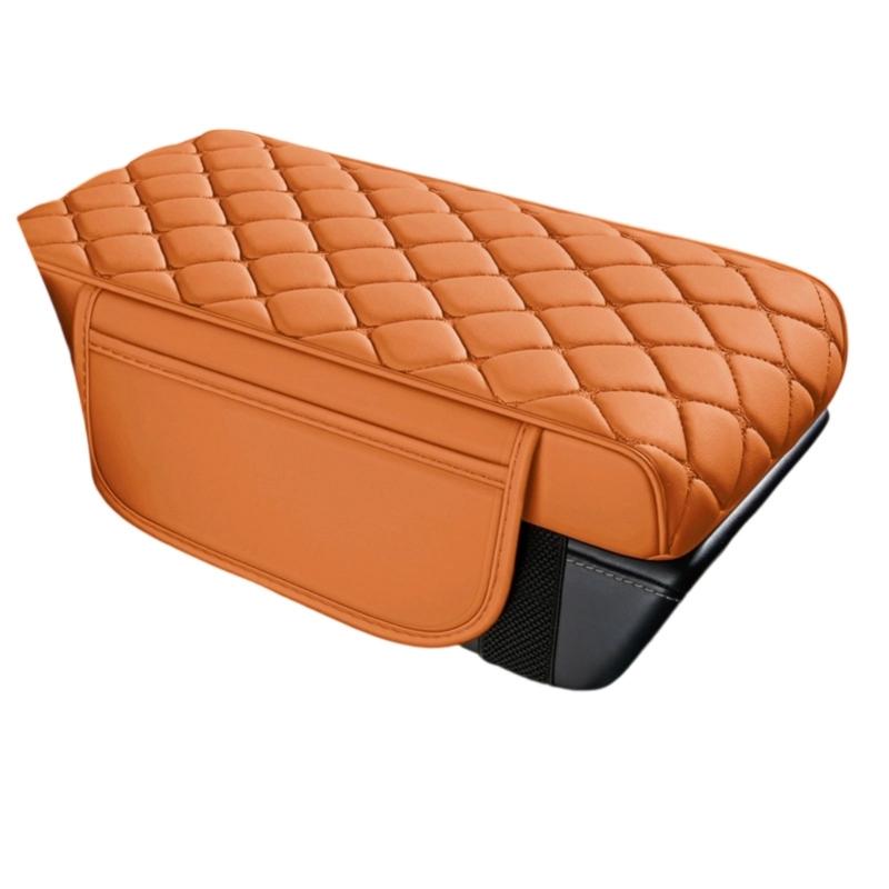 Memory Foam Car Center Console Armrest Pad With Elastic Straps For Enhancing Driving Comfort And Side Storage Pockets