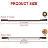 A1A2 Waterproofed Throttles Cable Universals Bike Sensors Thumb Throttles Cable