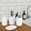 Bathroom Accessories Set Bath Ensemble Toothbrush Holder Soap Dish Countertop Decoration for