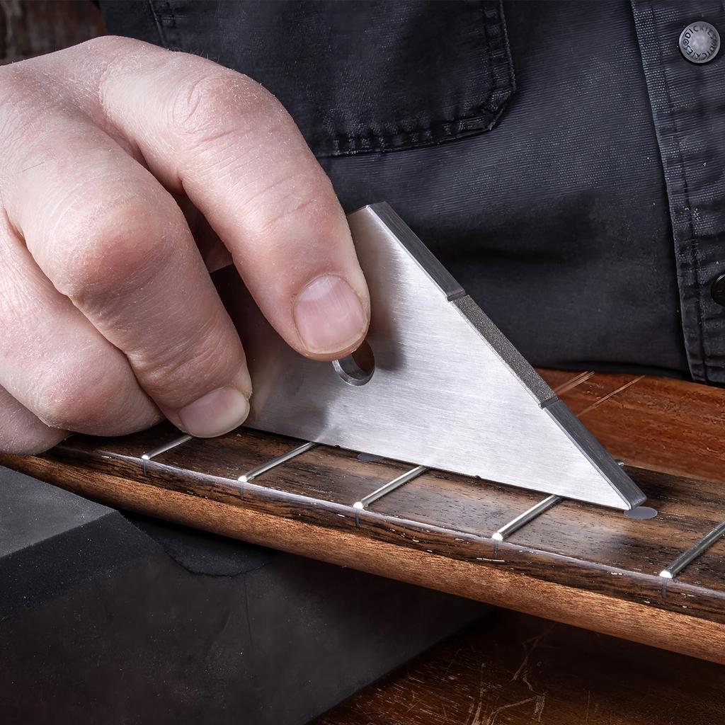 Fret Kisser Fret Leveling Tool Guitar Fret Leveler File Guitar Fret Straight Edge for Guitar Enthusiasts & Long Lasting Use