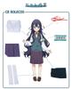 Yoshimoto Shizuka Cosplay Costume from Girlfriends I Really Really Really Really Love Anime Cosplay Uniform Adult Costume for School Festivals and