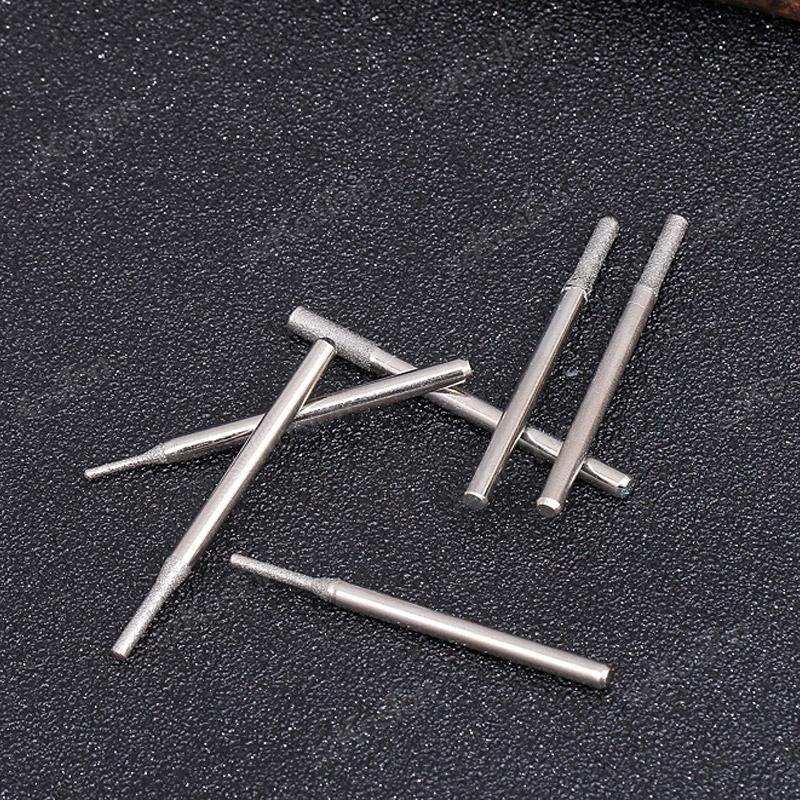 11pcs 1mm Shank Diamond Burs Sets With Box For Dremel Electric Grinder Power Tool Accessories Abrasive Tools
