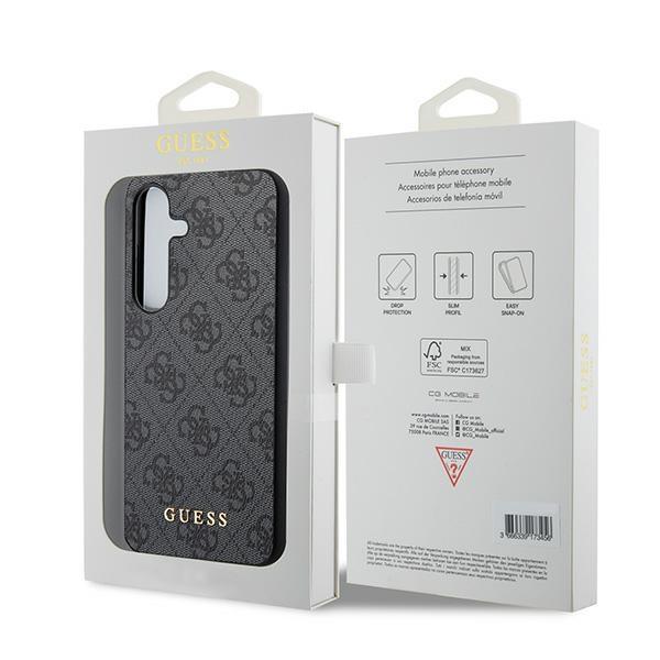 Guess Guhcs24Sg4Gfgr S24 S921 Black/Black Hardcase 4G Metal Gold Logo