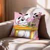 CuteWhimsical DDiddl Mouse   Pillow Case Pattern Printed Pillowcase For Living Room Sofa Cushion Cover