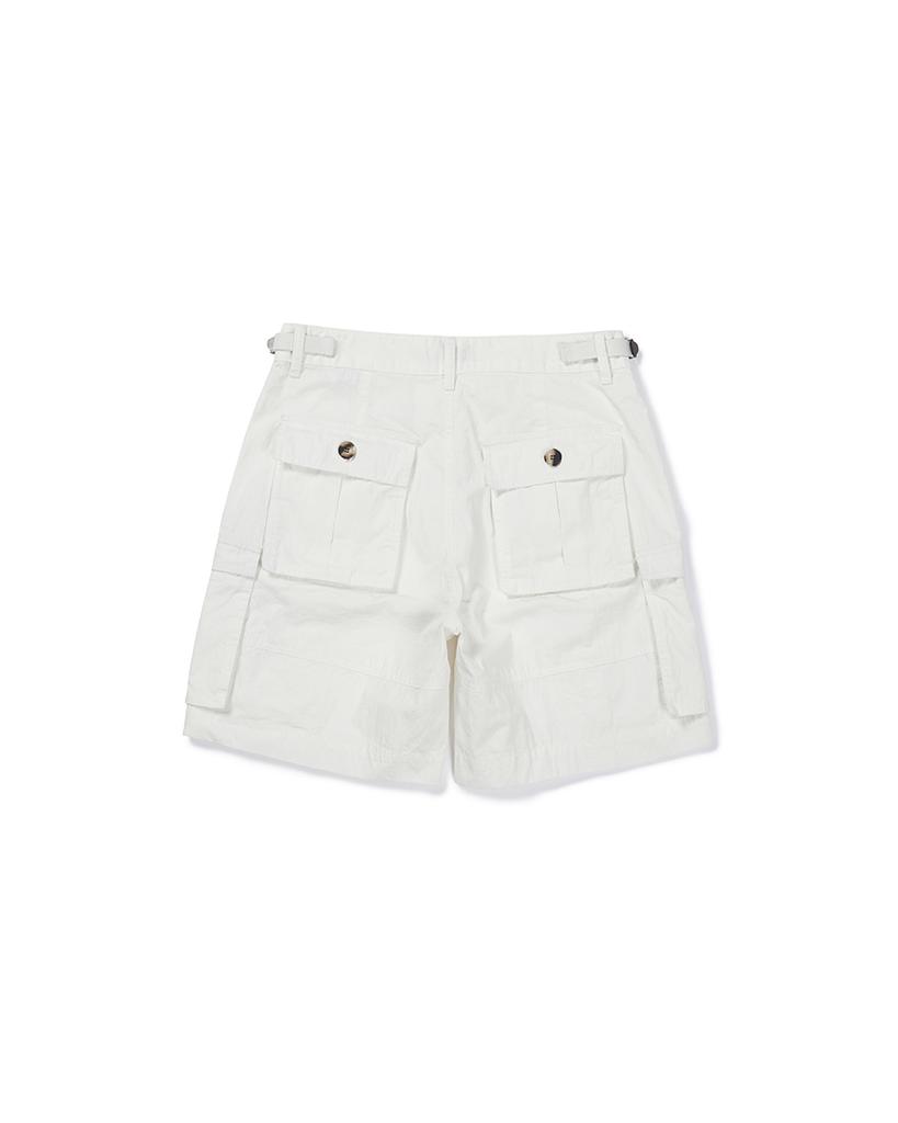 Kalagteo Issue Cargo Shorts / White