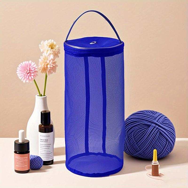 Portable Yarn Storage Bag Hollow Mesh Knitting Wool Yarn Bags Crochet Yarn Handbag Organizer Weave Tools Sewing Accessories