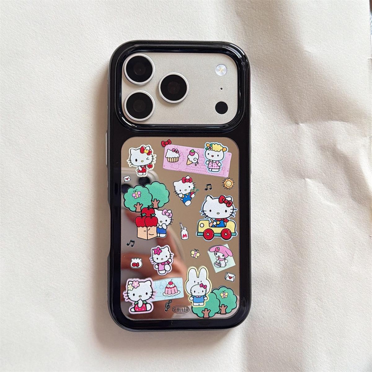 

Anti-Drop Cat Mirror Phone Case, iPhone 14/13/Pro Max Compatible iPhone 13