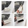 Large Capacity Splicing On The New Foreign Fashion Sequins Fashion Shoulder Armpit Small Square Bag for Women