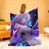 Game Honkai Star Rail Castorice Cute Blanket Soft Throw Blanket for Home Bedroom Bed Sofa Picnic Travel Office Rest Blanket Gift
