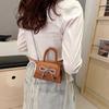 Bow Design Solid Color Mini Shoulder Bag Pu Leather Flap Crossbody Bags For Women 2024  Female Chain Purse And Handbags