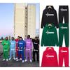 Unisex Gothic Punk Rock Hoodie Jogger Set Streetwear Casual Two Piece Outfit Men Women