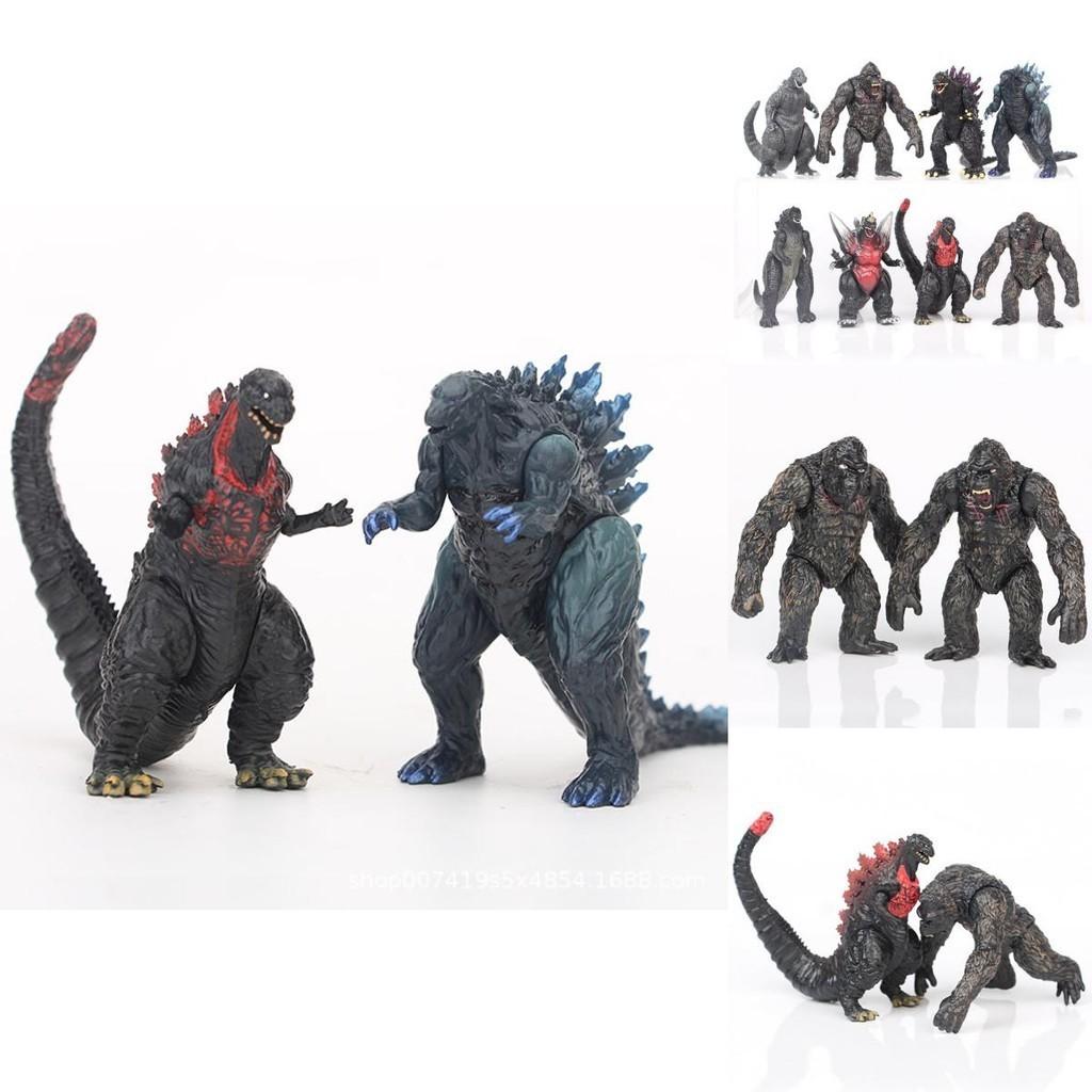Godzilla Collection Decorative Figure For King Kong Battle Pvc Material 8.5cm Size Creative And Cool Style