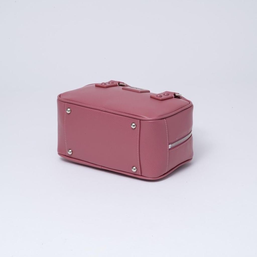 Jill Stuart Boston Tasche Kaviar Korn Elegant Mini Tasche JSLH5FB1 Rosa "Melty" Damen