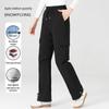 Xuezhongfei Unisex 90% Duck Down Insulated Straight-Leg Cargo Pants