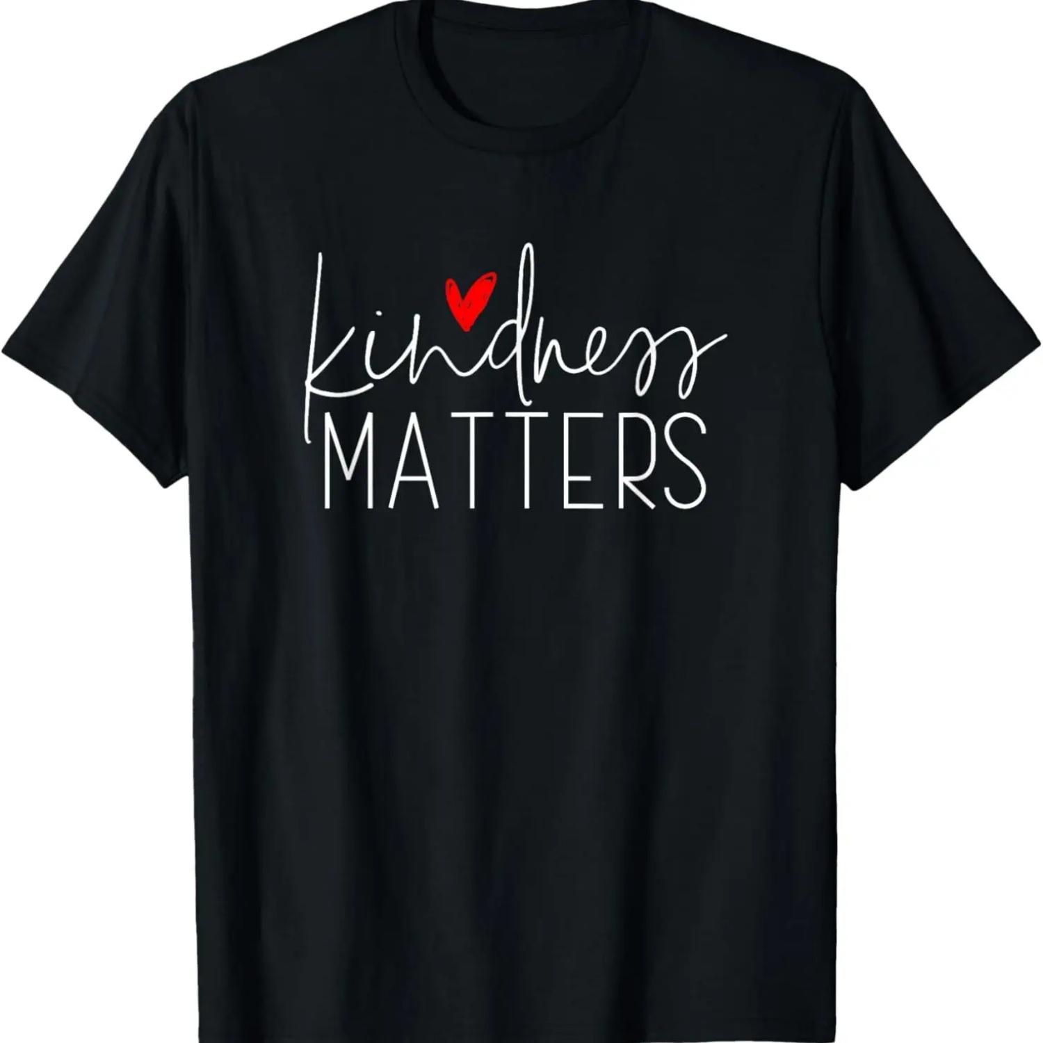 Kindness Matters Inclusion Parenting Education Gift T-Shirt S чёрный