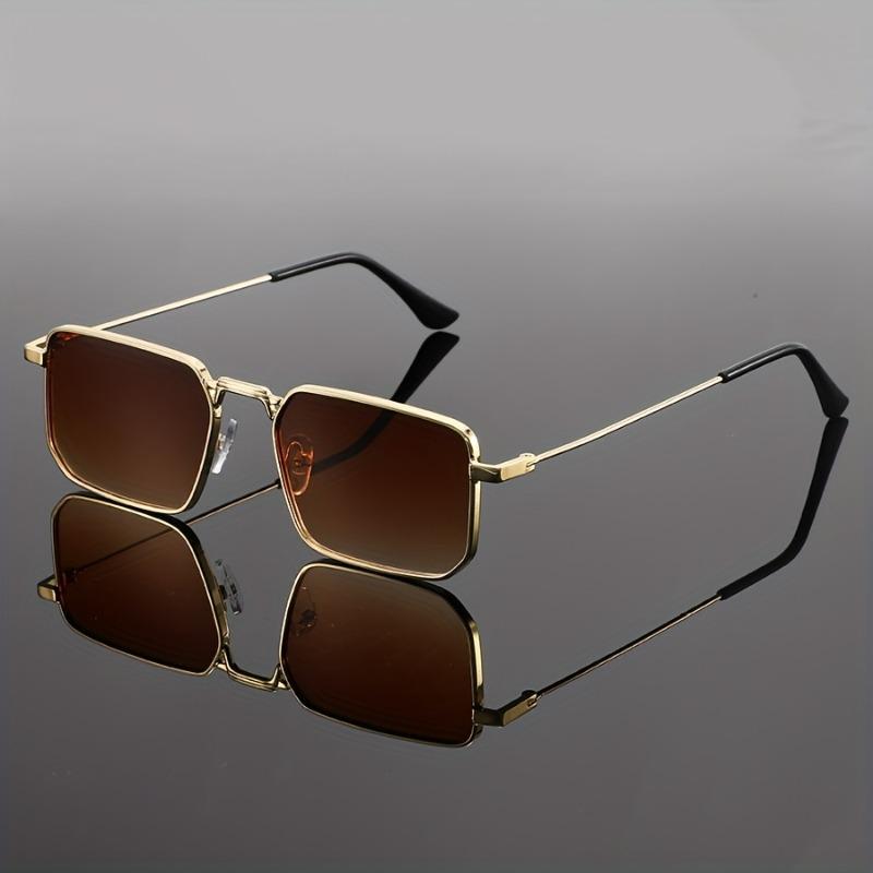 

Retro Rectangular Men s Fashion Sunglasses Suitable for Daily Casual Street Photography Parties and Everyday Use