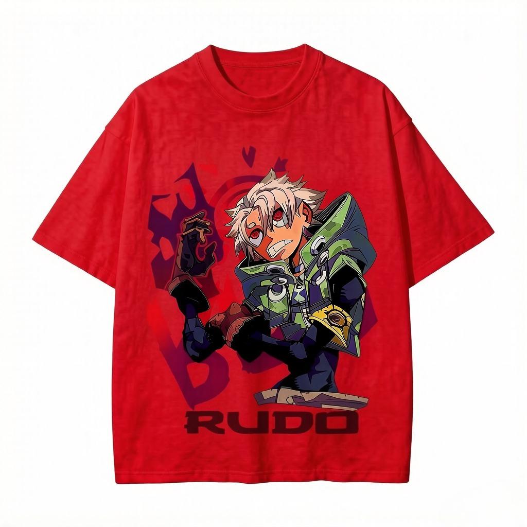 Japanese Anime-style T-shirts Include Streetwear Style Retro T-shirts Short-sleeved Shirts Summer Clothing.