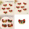 Christmas Mini Butterfly Bell Pendant Set Holiday Decoration Props For Seasonal Party Decorations
