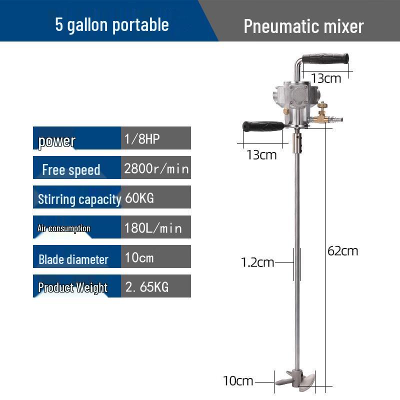 JPHZNB Industrial Pneumatic Paint Mixer